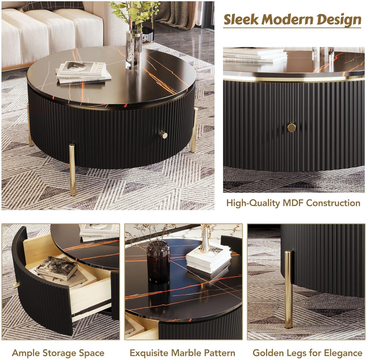 Our Take on the Stylish Round Coffee Table: Elegant & Functional