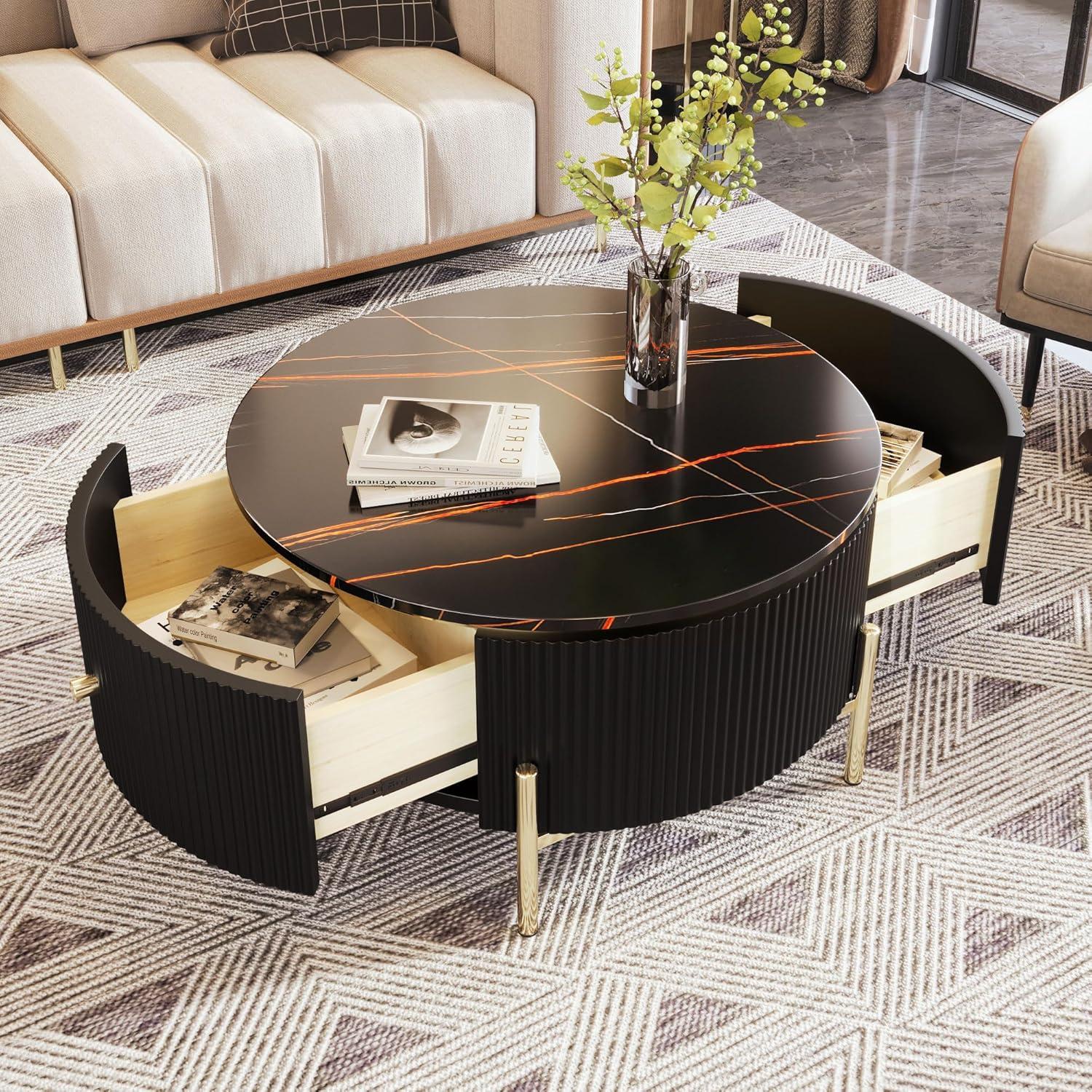 Our Take on the Stylish Round Coffee Table: Elegant & Functional