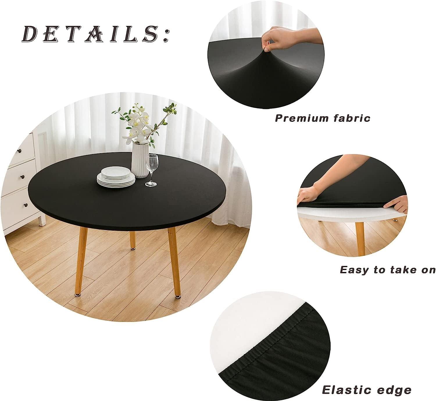 Our Honest take: Marble Round Table Cloth for 36