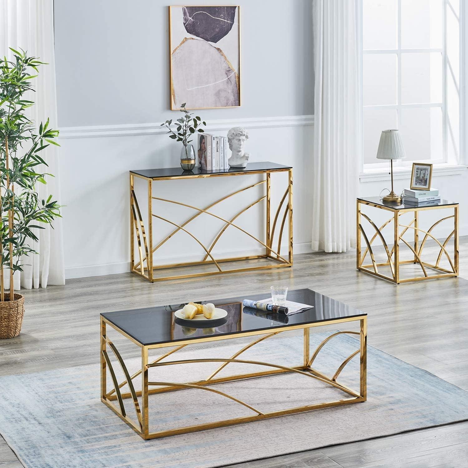 Our Honest Take on the Sleek Gold & Glass Coffee Table for Living Rooms