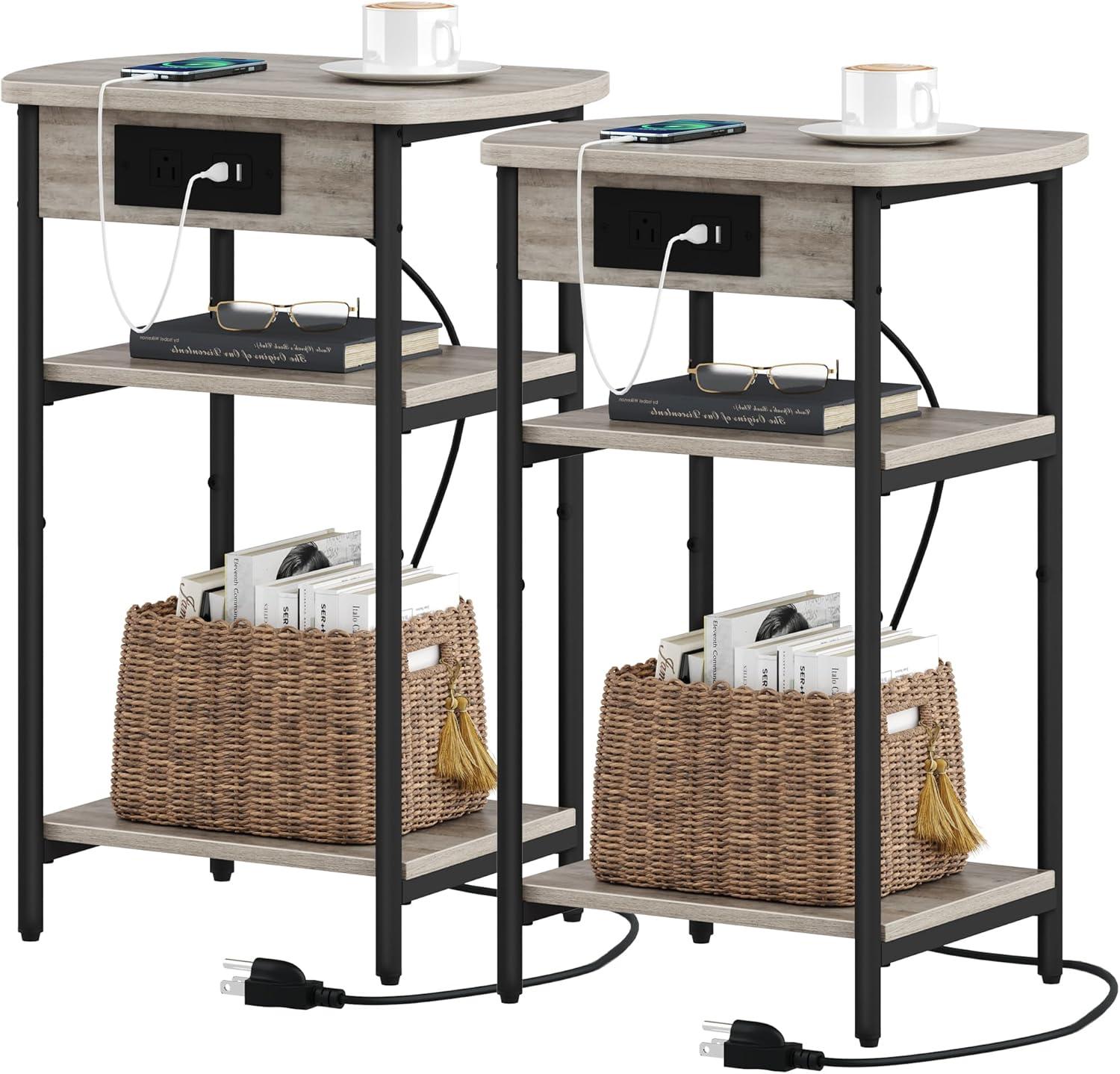 Our Take on the 3-Tier Charging End Table: Space & Style Combined