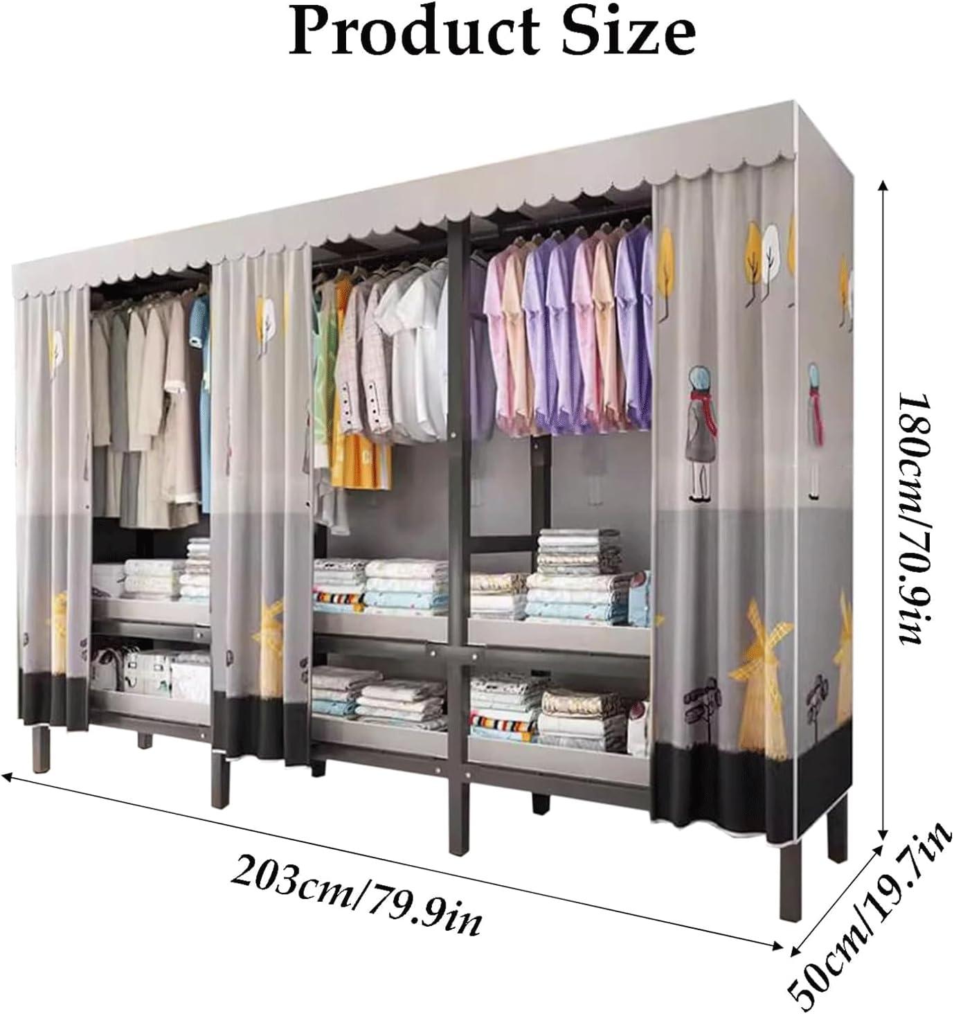Our Take on the Folding Metal Wardrobe: Space-saving & Sturdy