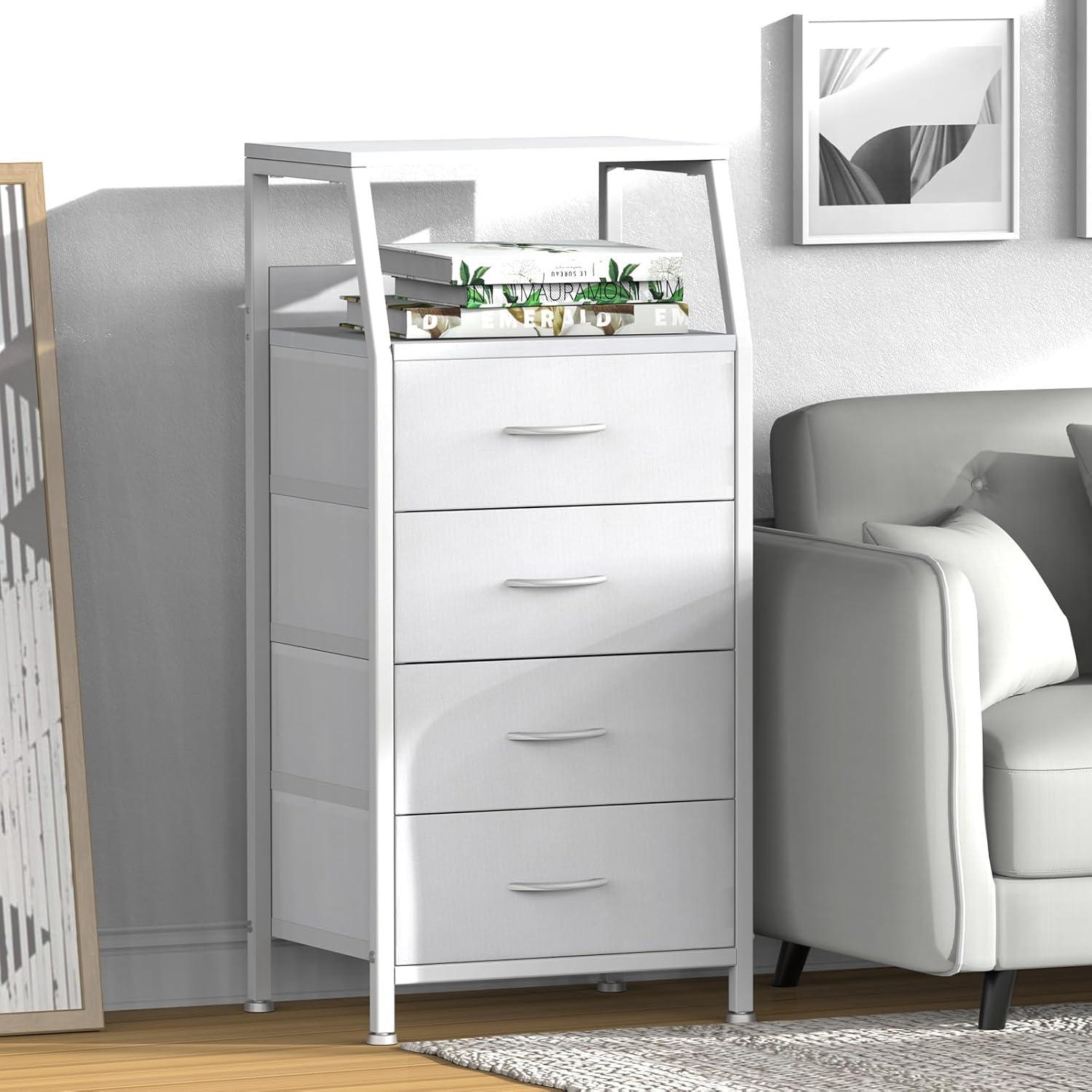 Our Honest Take: Sturdy & spacious 4-Drawer White Dresser‍ Review