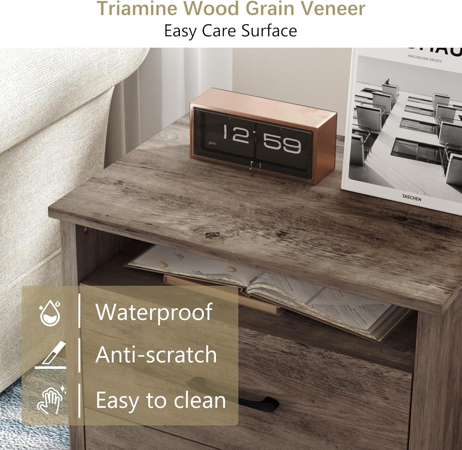 Why We Love Our Rustic Farmhouse Nightstand Set: Practical & stylish