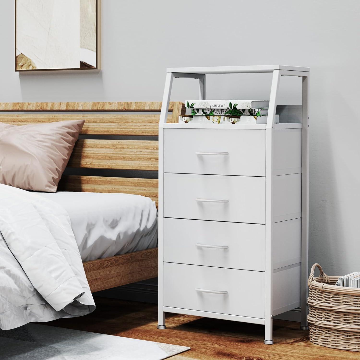 Our Honest Take: Sturdy & Spacious 4-Drawer White Dresser Review