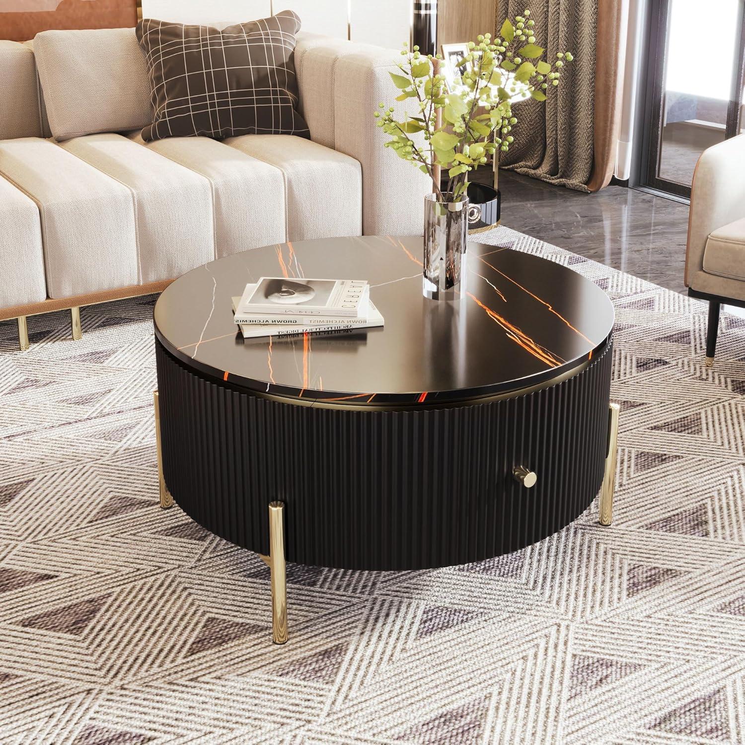 Our Take on the Stylish Round Coffee Table: Elegant & Functional