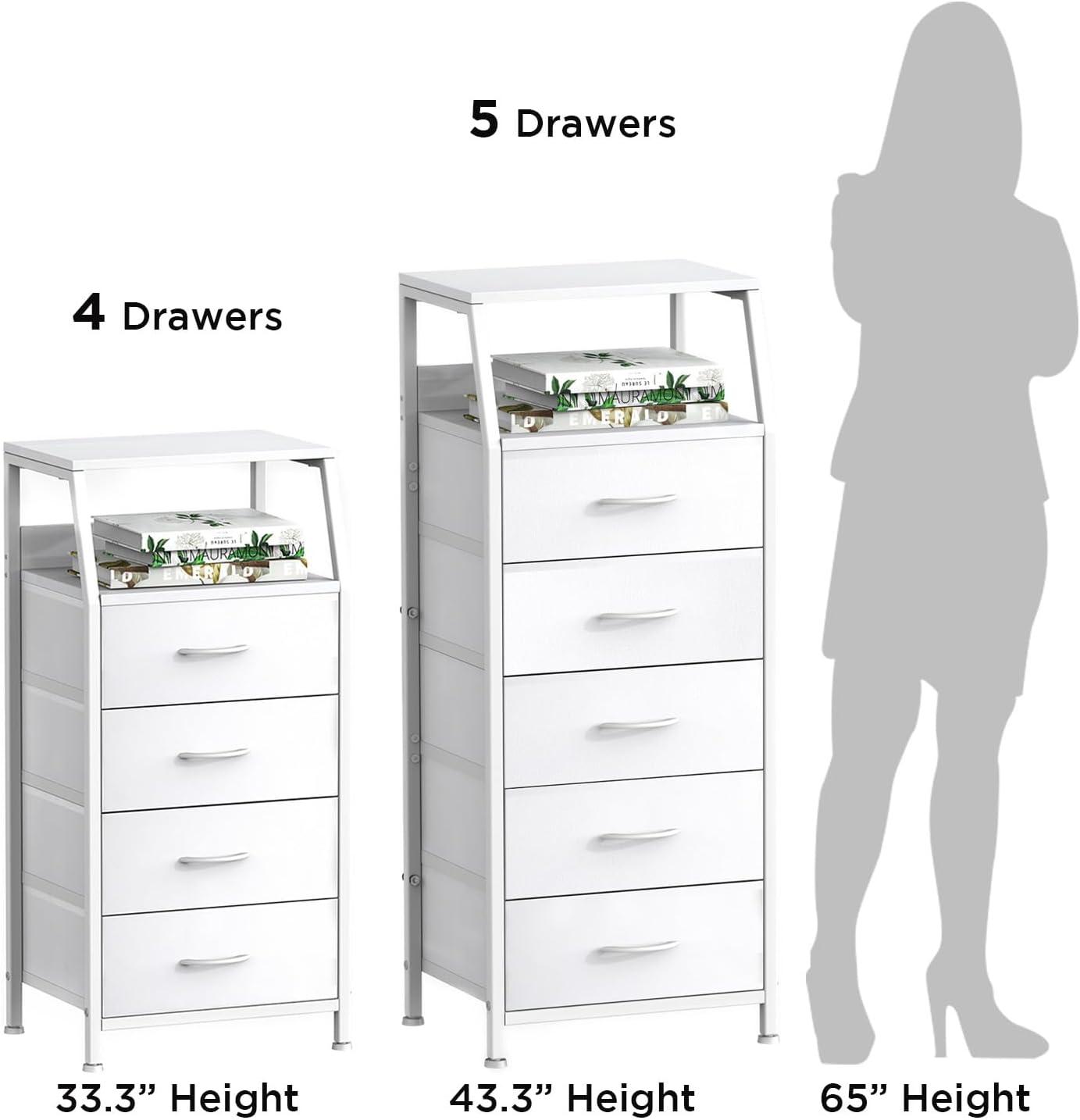 Our Honest Take: ⁣Sturdy & ⁣spacious 4-Drawer White⁣ Dresser Review