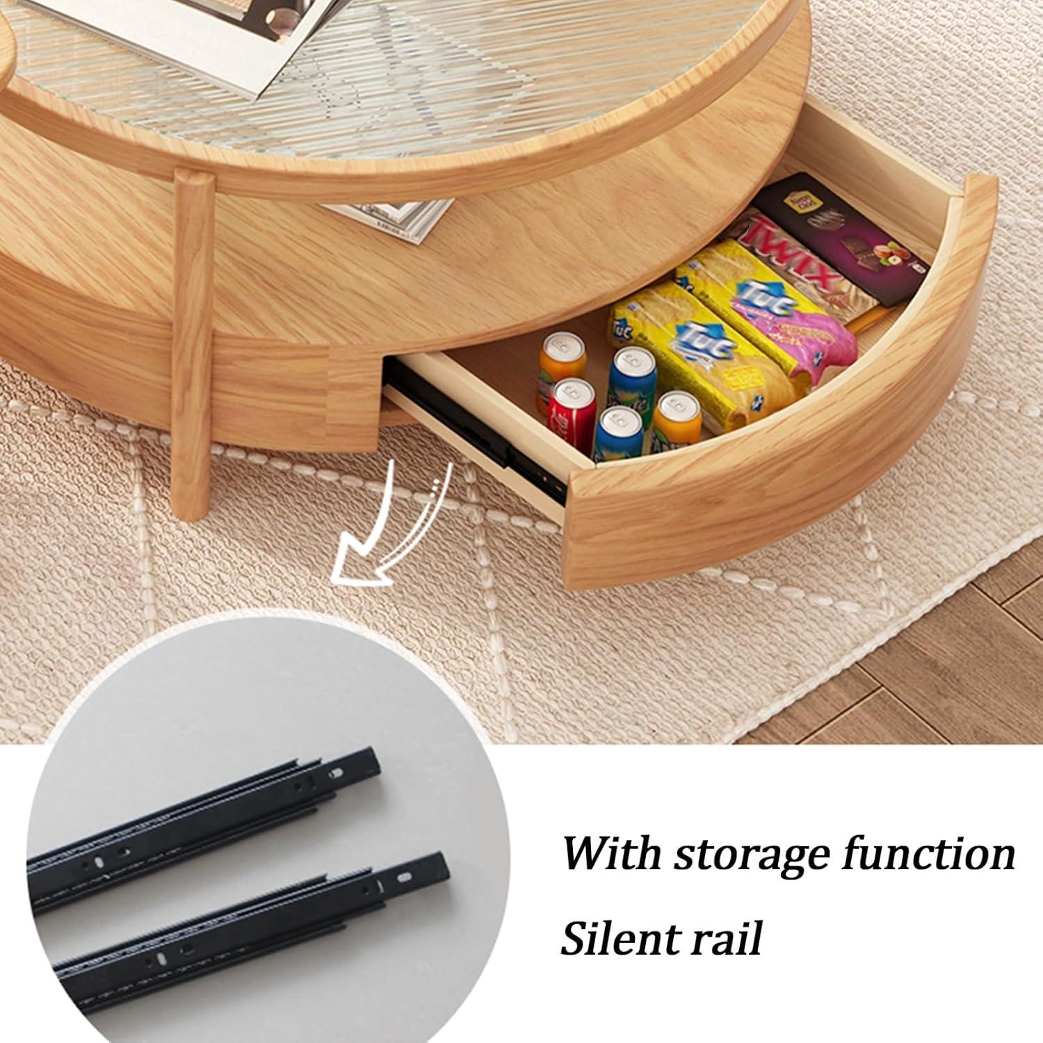 discovering Our Perfect Natural Coffee Table Set: Stylish ​& Smart Storage
