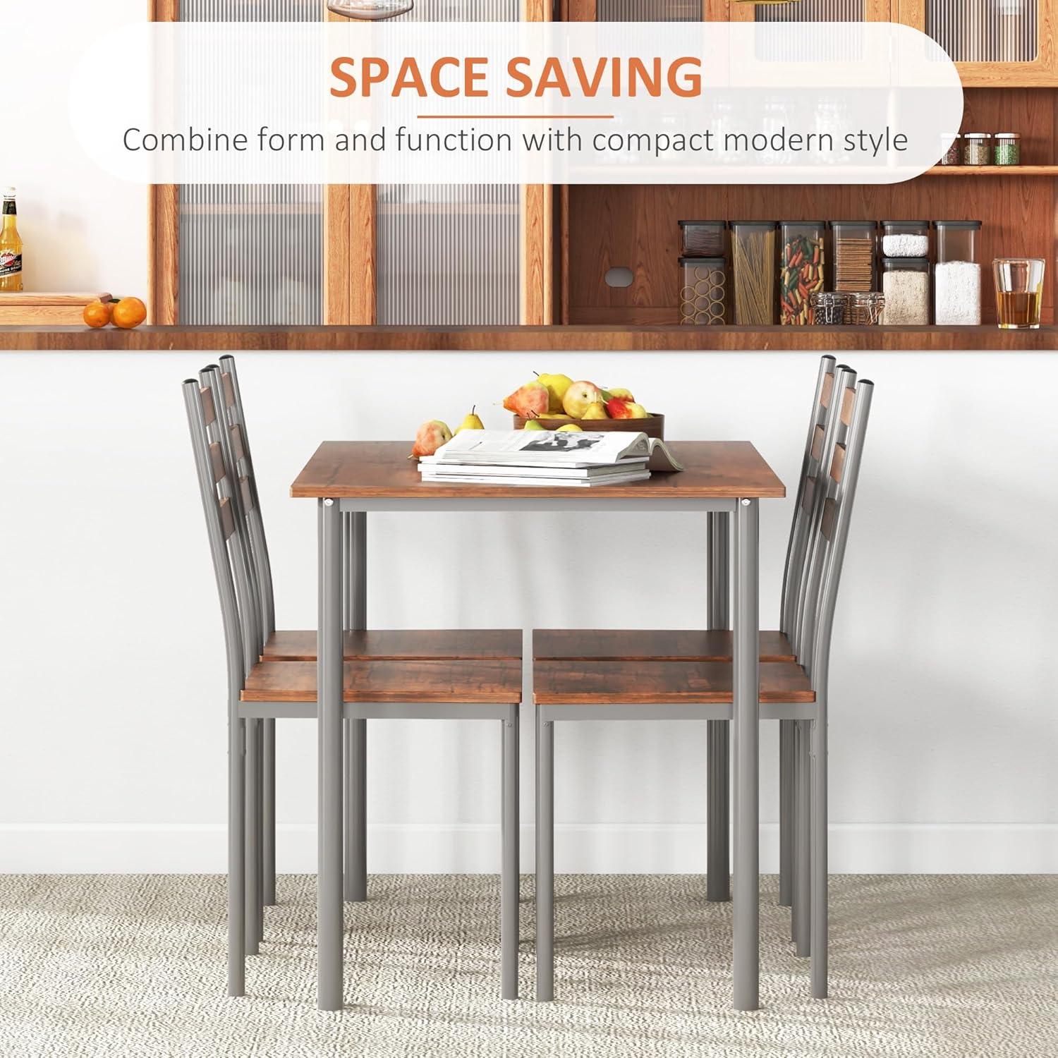 How We Found Style and Space with HOMCOM's 5-Piece Dining set