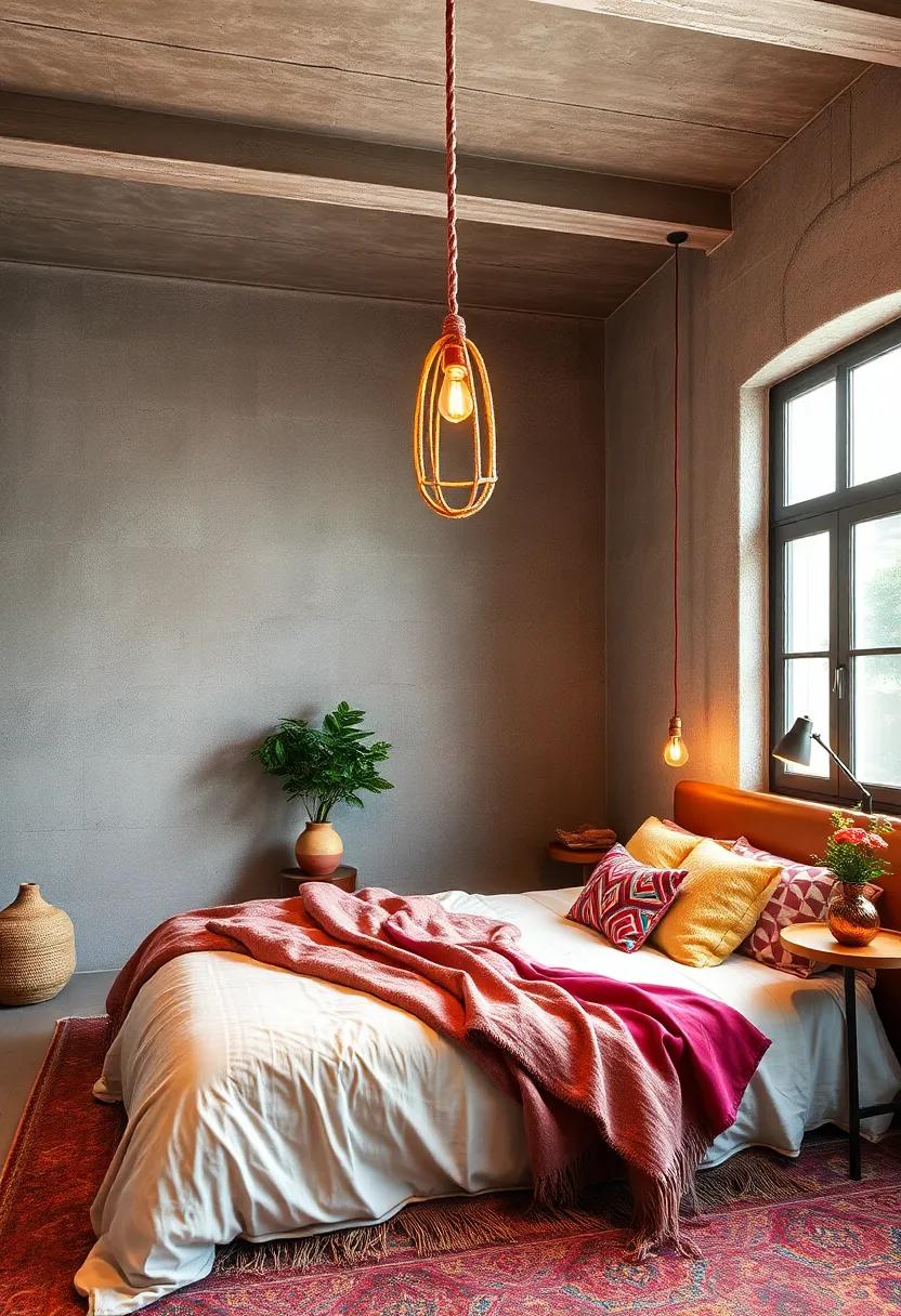 vintage Fabric-Covered Cords: Customize your lighting with fabric-wrapped cords in eclectic patterns to enhance handmade appeal