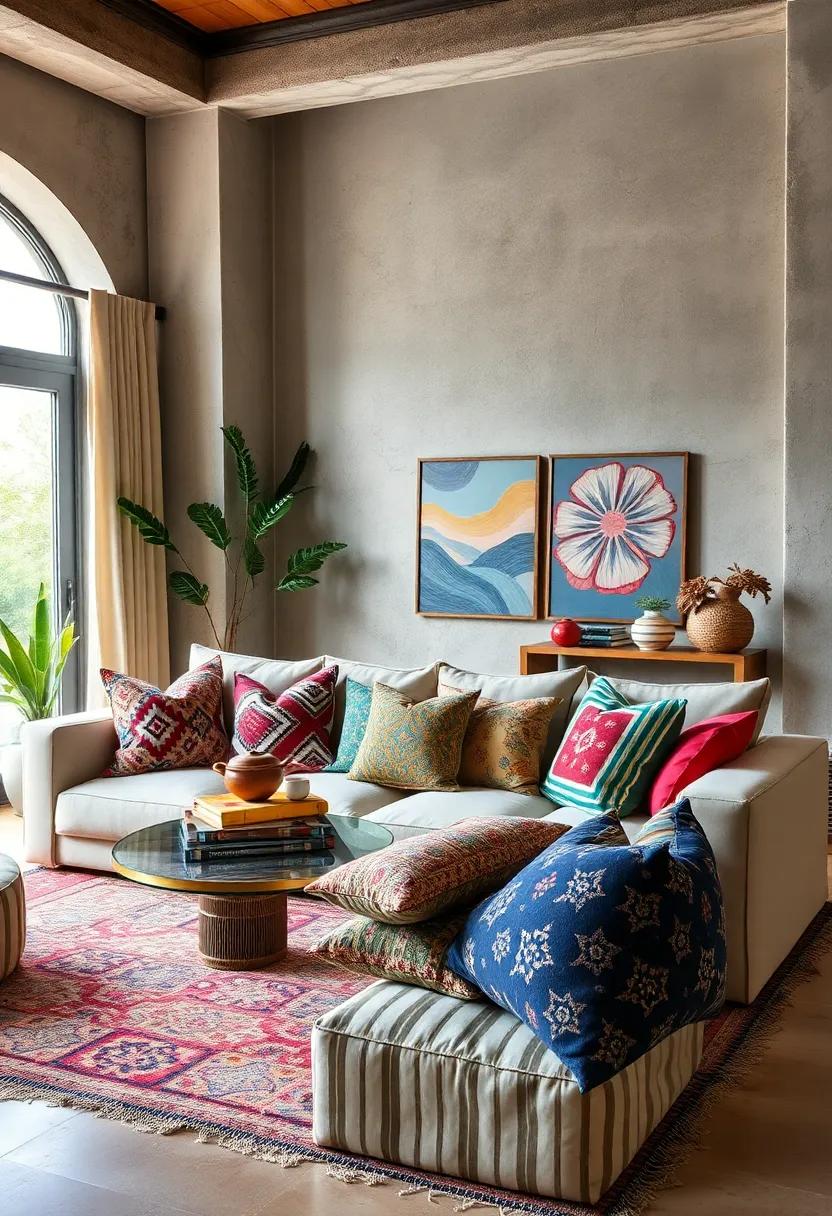 Global Traveler: Mix ethnic prints from around the world, like ikat, kilim, and batik, for a worldly, collected feel