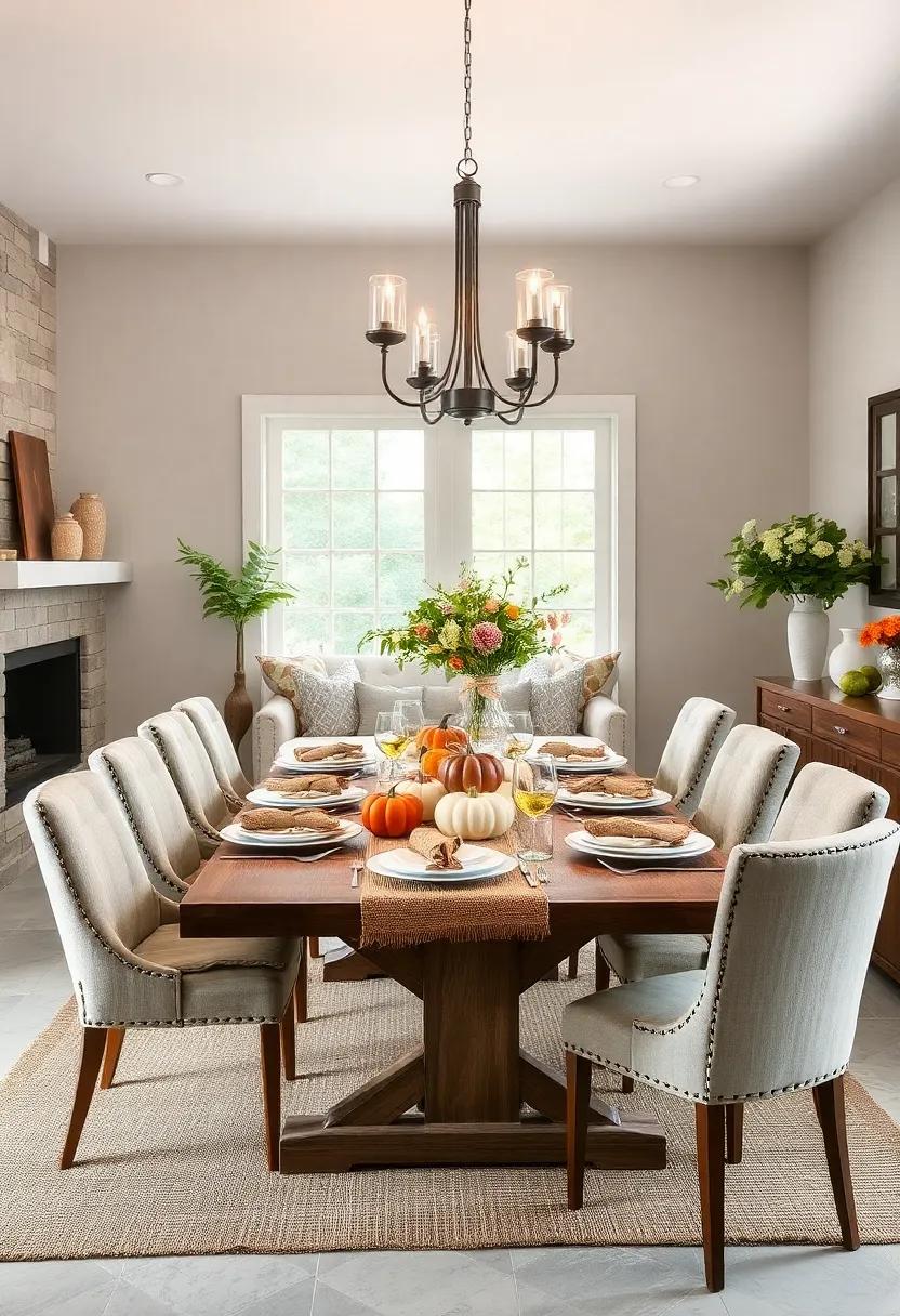 Farmhouse Chic incorporating Mason Jars and Burlap Runners