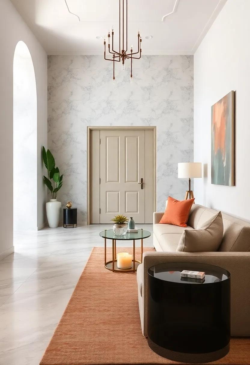 Clear Acrylic Furniture: ‌Incorporate‌ clear acrylic chairs or⁢ side‍ tables to maintain visual openness while​ adding modern flair