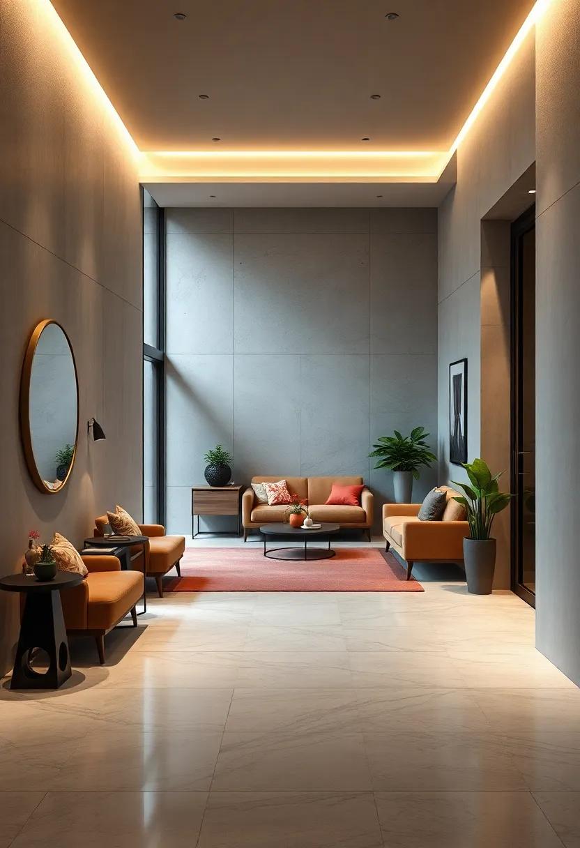 Concealed Lighting: Utilize hidden​ LED ⁣strips​ or recessed ‍lighting to softly illuminate the⁣ space,‍ enhancing its sleekness