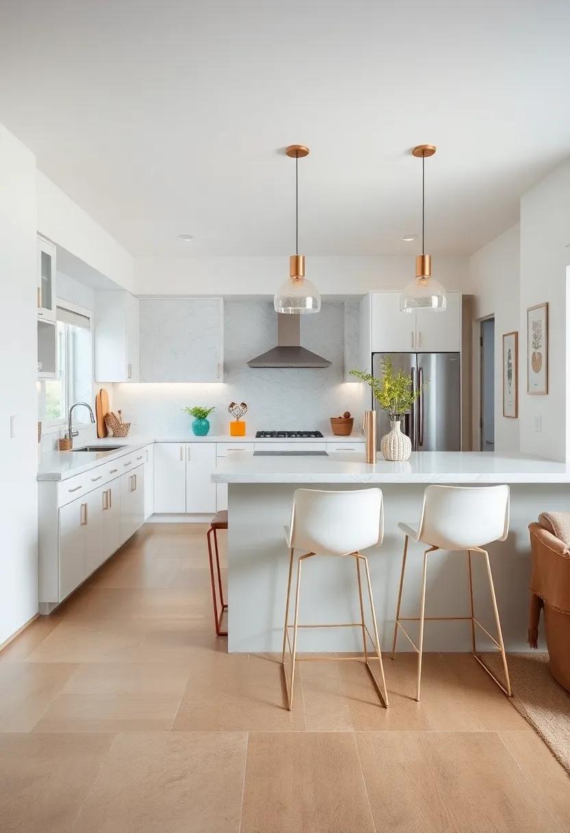 Select Sleek White Bar Stools with Metal Frames for Modern Appeal