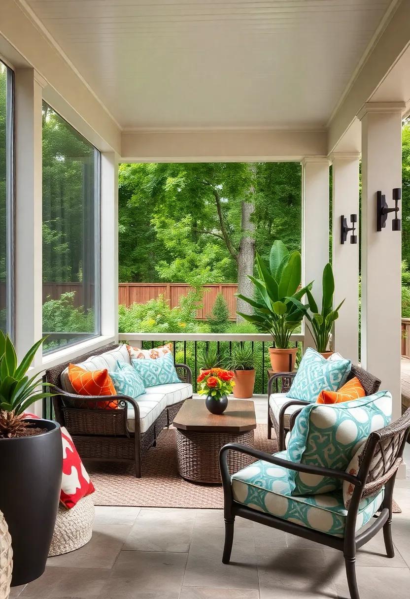 Choose cushions with fun,retro-inspired geometric shapes to add a nostalgic yet fresh look