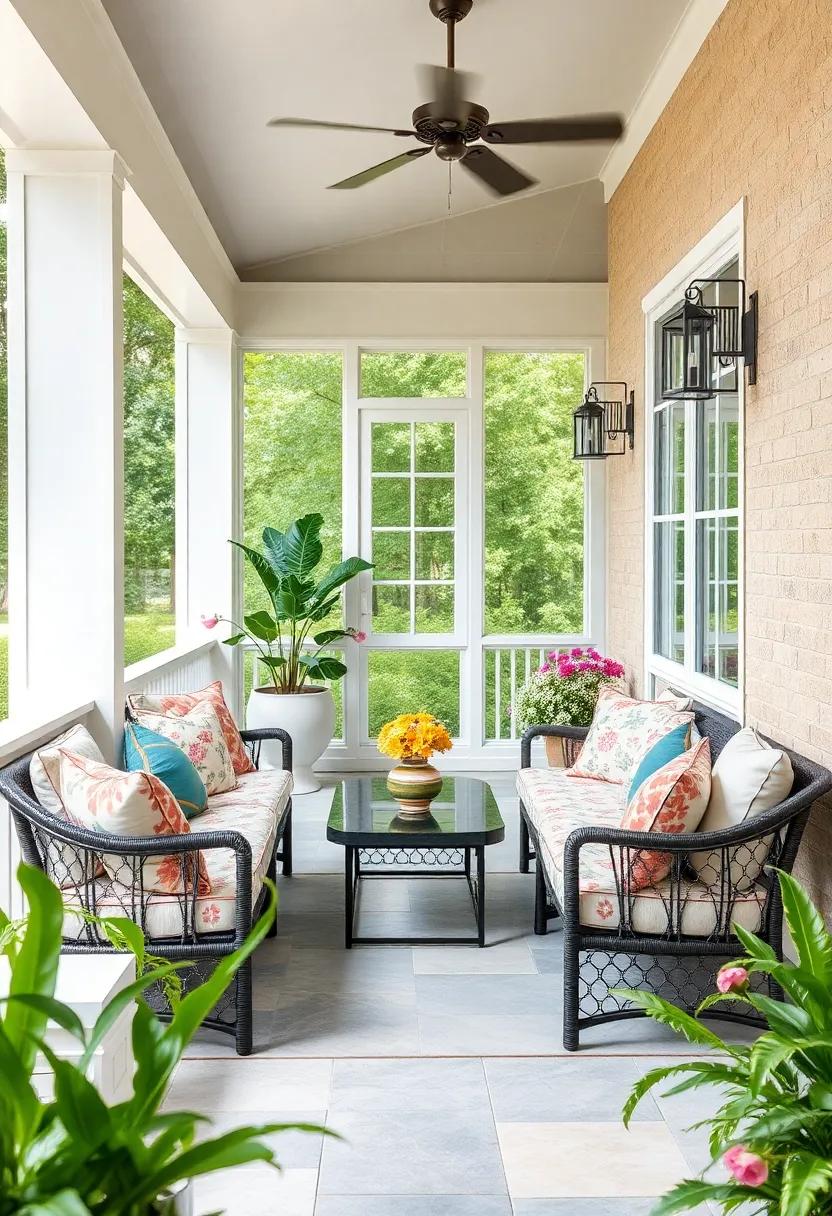 Layer soft floral cushions in vintage hues to create a cozy and inviting charm that feels both timeless and fresh