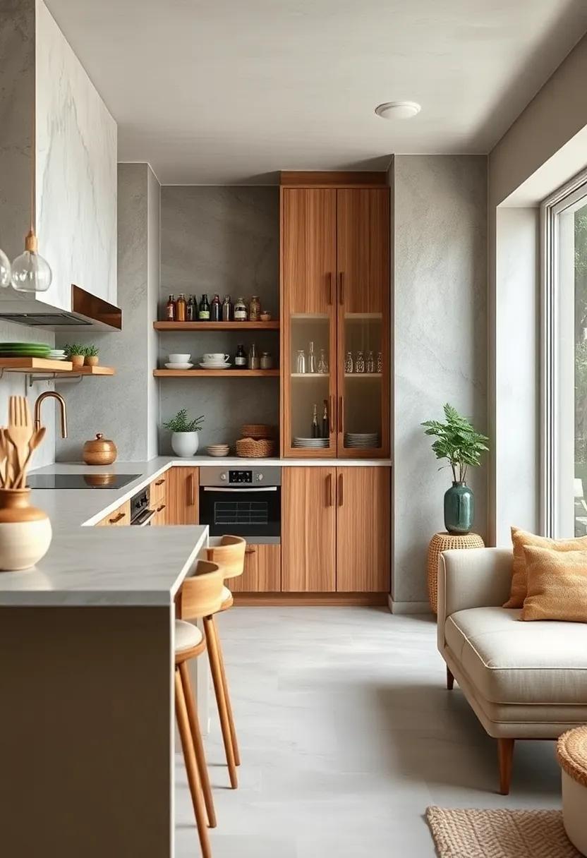 Install a shallow spice rack⁤ inside cabinet doors ⁤to keep spices orderly and save ​counter space