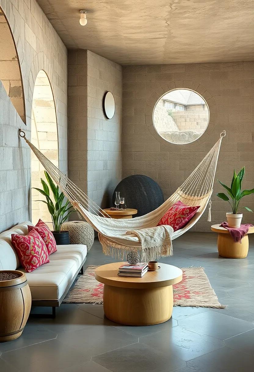 Peruvian⁤ alpaca blend⁢ hammock with a subtle⁣ blend of pastel ​hues and delicate‌ prints