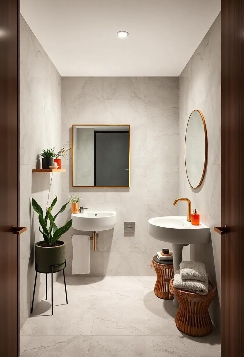 Incorporate multi-functional decor pieces,such as⁢ a ⁤mirror with built-in shelving