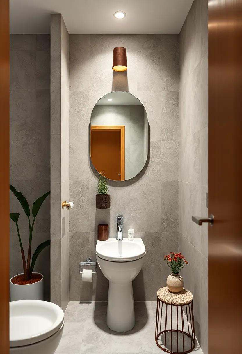 Place a small ⁤plant or succulent ⁤to add⁢ freshness without taking up​ much space