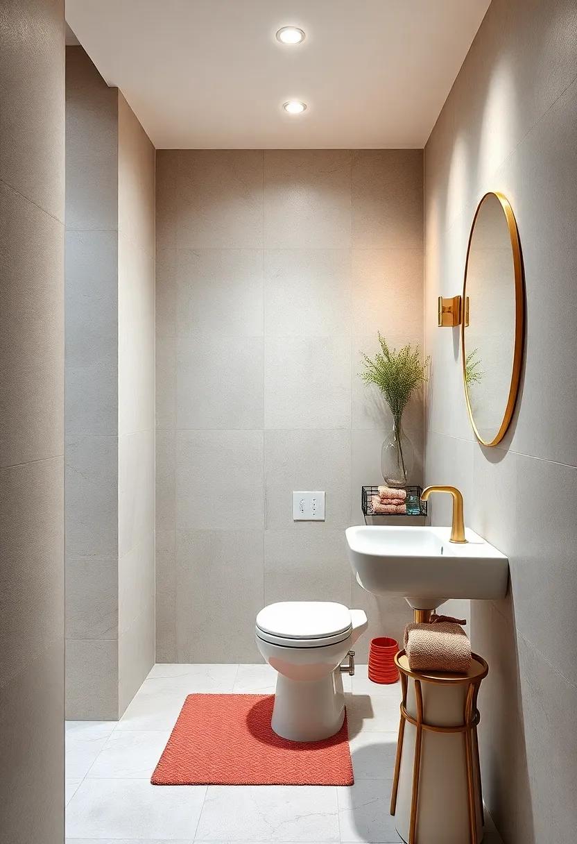 Select ⁣towel ‌linens and accessories in coordinating‌ colors for a polished look
