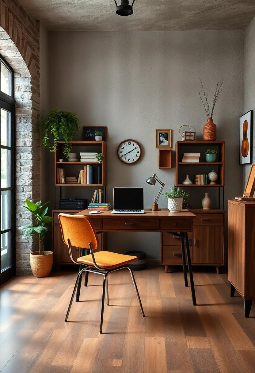 Introduce vintage schoolhouse charm⁤ by‌ using an old-fashioned student ⁢desk alongside a metal-framed ​stool⁤ or chair