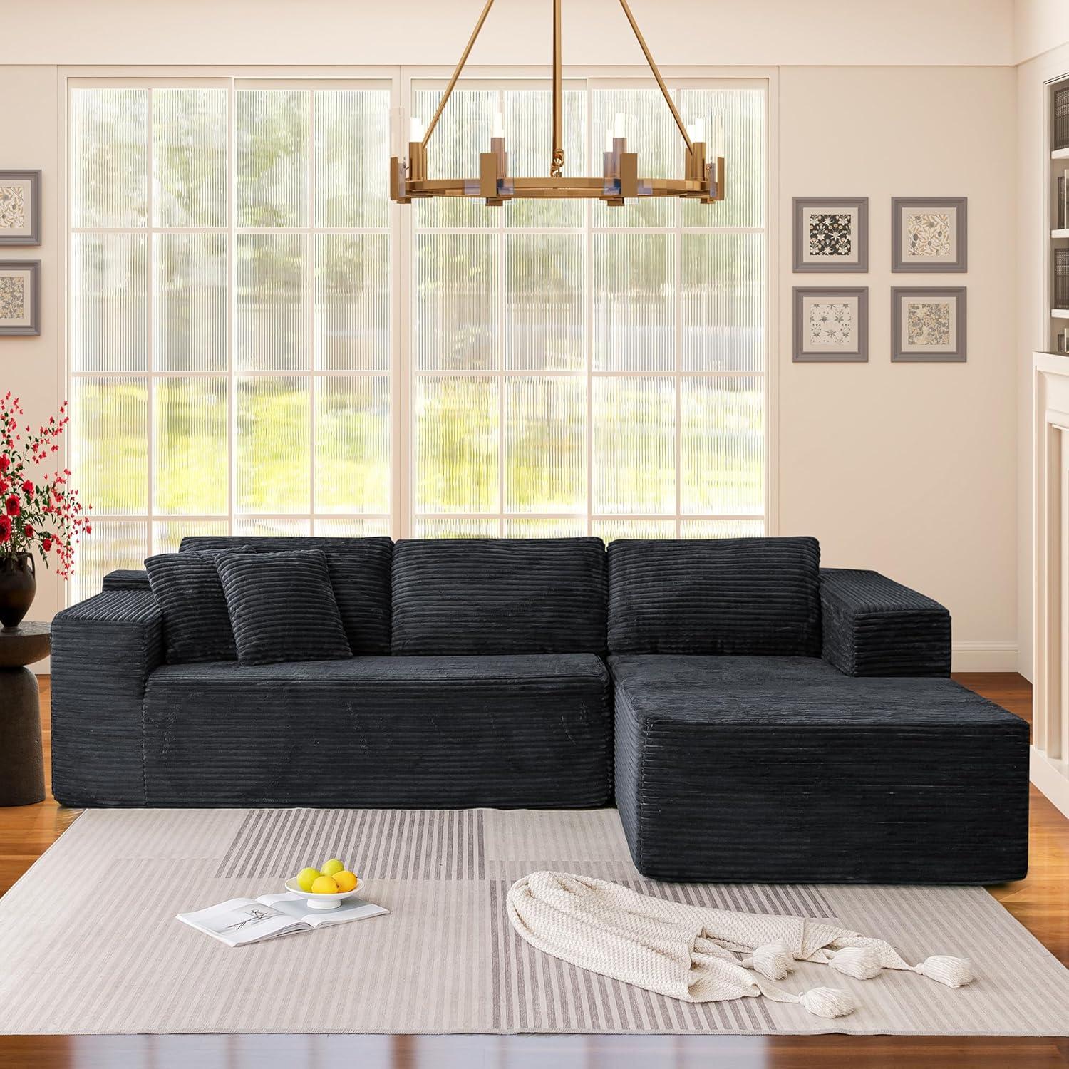106 Cloud Sectional Couch Plush Comfort Meets Easy Elegance