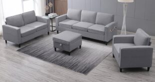 How We Made Our Living Room Cozy with iJuicy 6-Seat Sofa Set