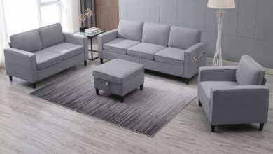 How We Made Our Living Room Cozy with iJuicy 6-Seat Sofa Set