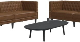 Our Honest Take on the Stylish Brown Chesterfield Sofa Set