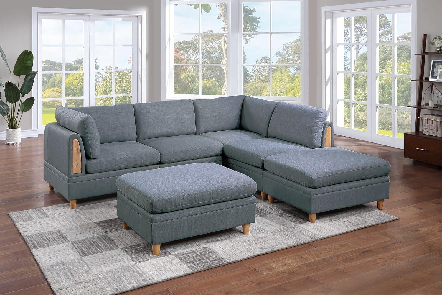 Our Take on the 6pc Steel Dorris Modular Sectional Set
