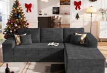 Why We Loved the HOOOWOOO L-Shaped Couch: Cozy, Deep & Flexible