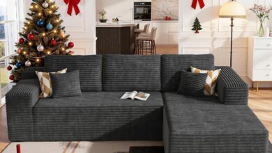 Why We Loved the HOOOWOOO L-Shaped Couch: Cozy, Deep & Flexible