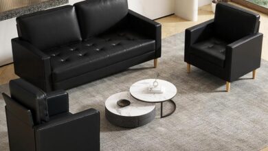 Our Honest Take on the AILEEKISS Mid-Century Faux Leather Sofa Set