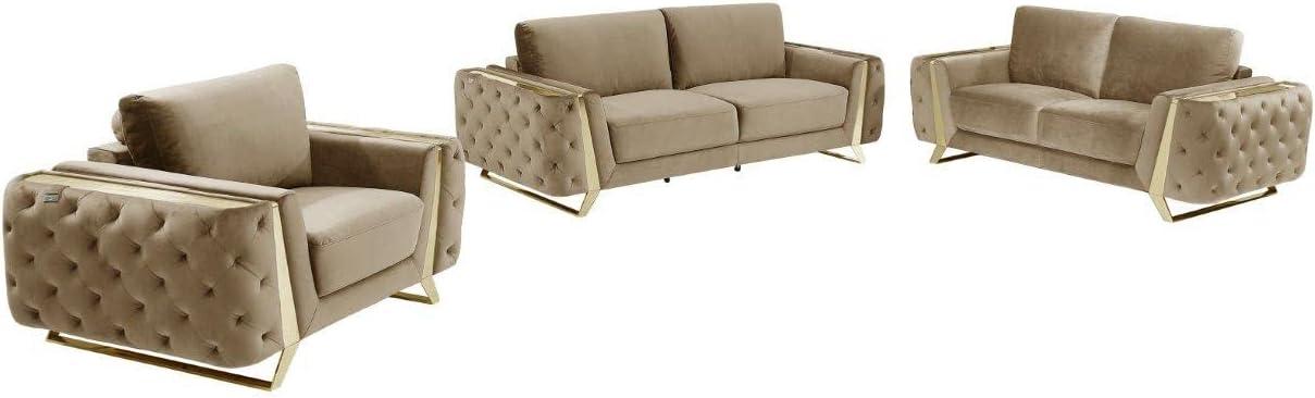 Our Take on Blackjack Lucca Velvet Sofa Set: Style Meets Comfort