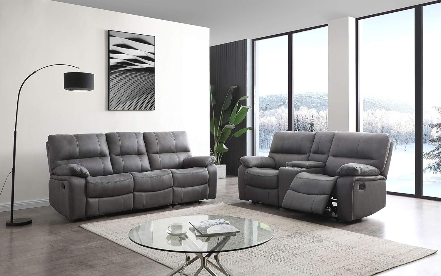 Our Take on the Betsy Microfiber Reclining Sofa Set: Comfort & Style