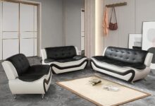 Our Take on the Elegant Vegan Leather Sofa Set: Comfort Meets Style