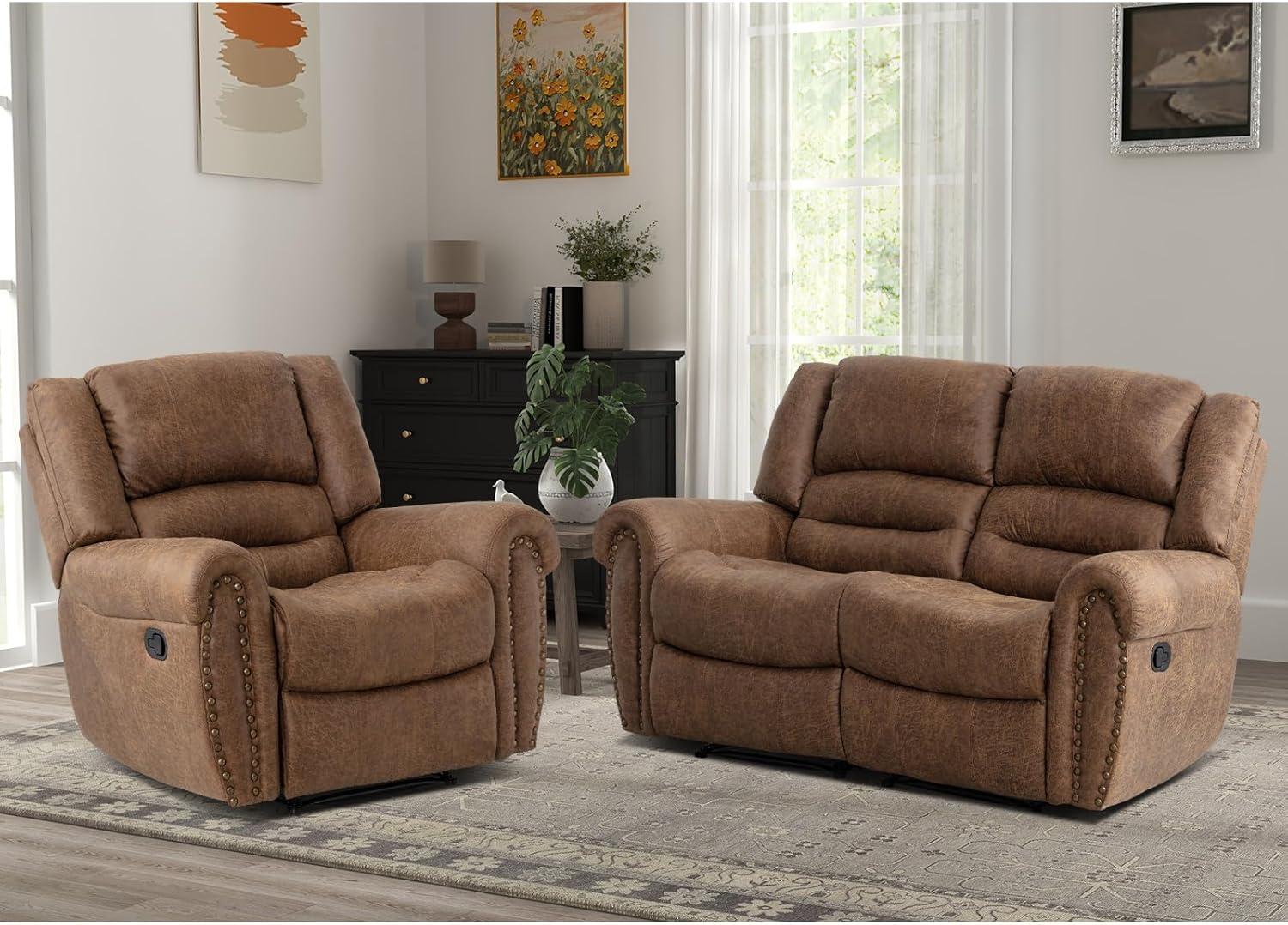 Our Honest Take on the EBELLO Manual Recliner Sofa Set in Brown