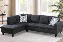 Our Honest Take: Luxurious L-Shaped Flannelette Sofa for Modern Spaces