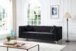 How We Transformed Our Space with a Modern Black Sectional Sofa