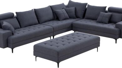 Our Take on the Generic Dark Grey Sectional Sofa with Ottoman