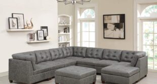How We Styled the CHARMMA Antique Grey 9-Piece Sectional