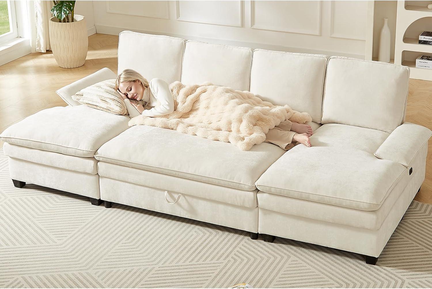 Our Honest Take on the ONBRILL 108″ Modular Cloud Couch