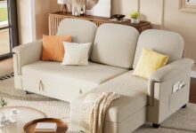 How We Made Space Work: YESHOMY L-Shaped Sofa Bed Review