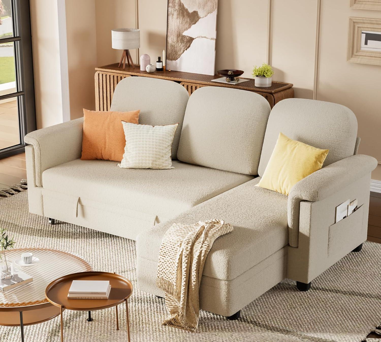 How We Made Space Work: YESHOMY L-Shaped Sofa Bed Review