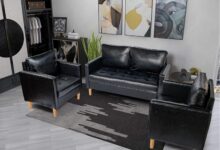 Our Honest Take on the Black Leather Sectional Sofa Set