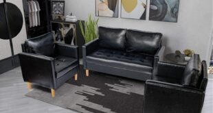 Our Honest Take on the Black Leather Sectional Sofa Set
