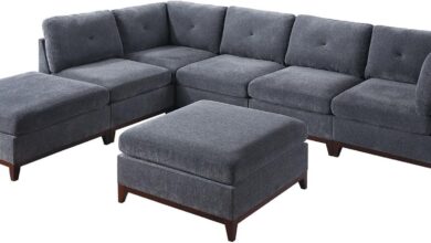 How Our Grey Chenille Modular Sectional Transformed Our Living Room