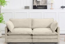 Why We Love the ROWHY Corduroy 2-Seat Loveseat Sofa